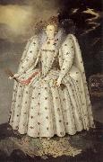 unknow artist The Ditchley Portrait of Queen Elizabeth France oil painting artist